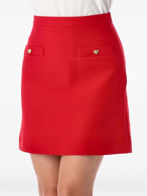 Valentino Garavani Crepe Couture mini skirt - Red