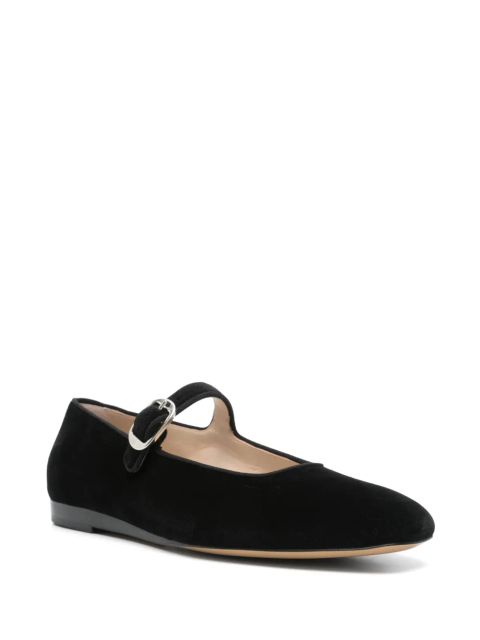 Le Monde Beryl velvet ballet flats - Black
