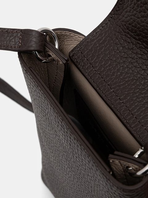 Marc O'Polo torebka skórzana kolor brązowy 5000009285