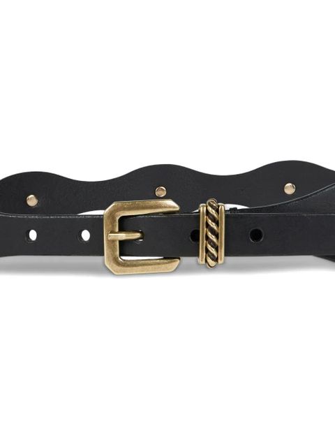 ETRO jewel studs leather belt - Black - zdjęcie produktu nr 2