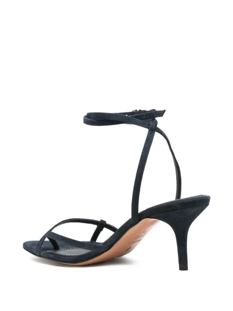 Ba&Sh 70mm Cera ankle-tie stiletto sandals - Blue