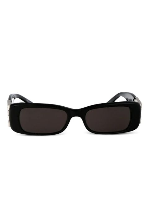 Balenciaga Eyewear Dynasty rectangle-frame sunglasses - Black - zdjęcie produktu nr 1
