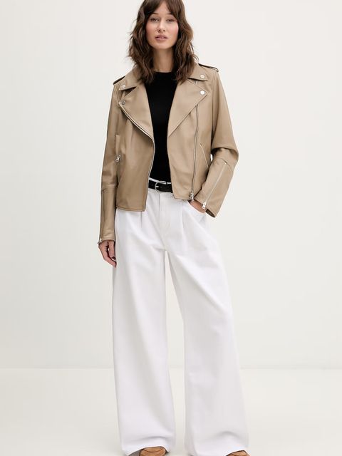 HUGO ramoneska skórzana Lujana - zdjęcie produktu nr 1