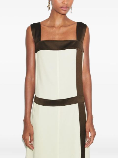 Tory Burch panelled maxi dress - Neutrals