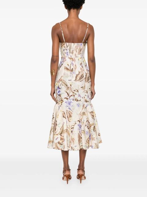ZIMMERMANN Coco midi dress - Neutrals