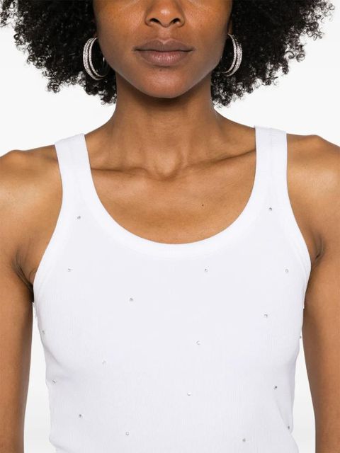 SANDRO rhinestoned tank top - White - zdjęcie produktu nr 2