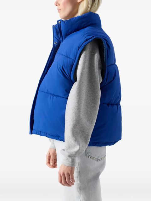 American Vintage Rofy puffer gilet - Blue