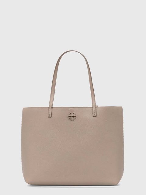 Tory Burch torebka skórzana McGraw kolor beżowy 152221.200