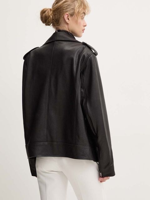 Remain ramoneska skórzana Biker Leather Jacket