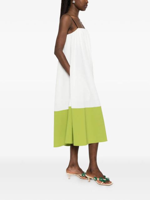 Proenza Schouler Saria colourblock midi dress - White - zdjęcie produktu nr 2