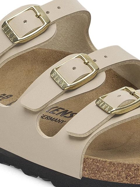 Birkenstock klapki Florida BF damskie kolor beżowy 1029265