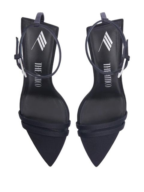 The Attico 95mm ankle-strap pointed-toe sandals - Black - zdjęcie produktu nr 2