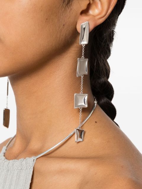 Cult Gaia Malaya dangle earrings - Silver - zdjęcie produktu nr 2