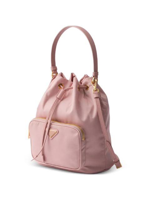Prada Duet Re-Nylon bucket bag - Pink