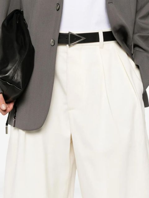 WARDROBE.NYC low-waist shorts - Neutrals