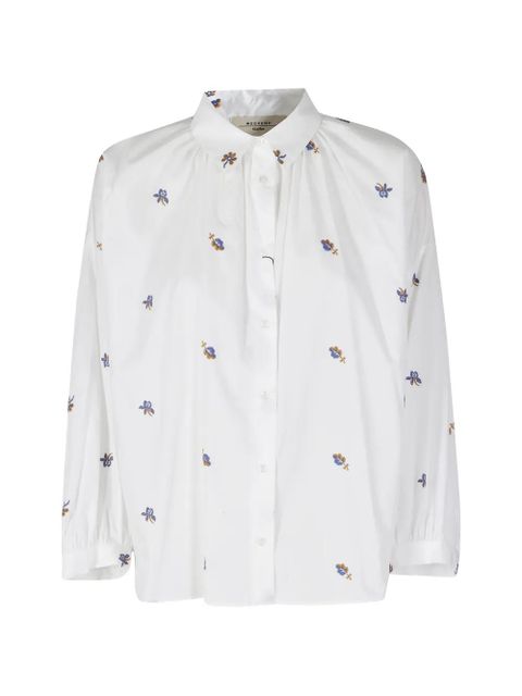 Weekend Max Mara embroidered cotton shirt - White - zdjęcie produktu nr 1
