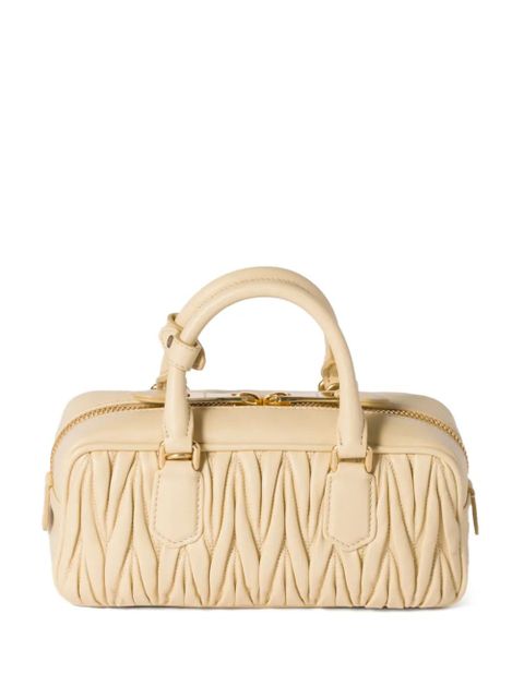 Miu Miu Arcadie matelassé tote bag - Neutrals