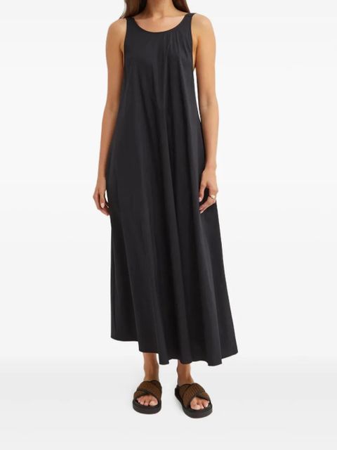 Max Mara Romea sleeveless tie-strap midi dress - Black