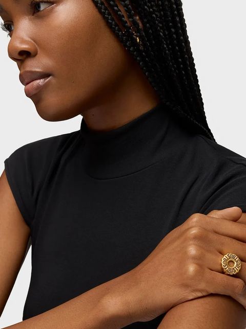 Tous pierścionek ze srebra pokrytego złotem 12 Miranda 1004215512