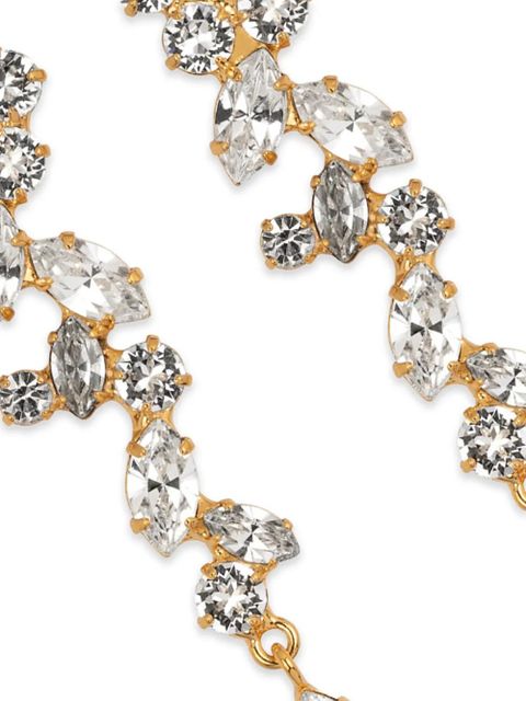 Jennifer Behr Jasmina crystal-embellished earrings - Gold