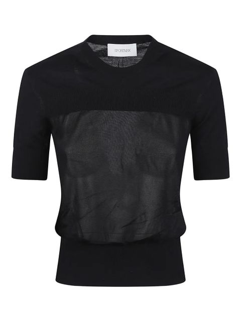 Sportmax fine-knit T-shirt - Black - zdjęcie produktu nr 1