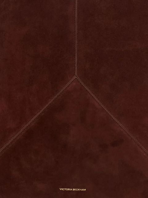 Victoria Beckham suede tote bag - Brown