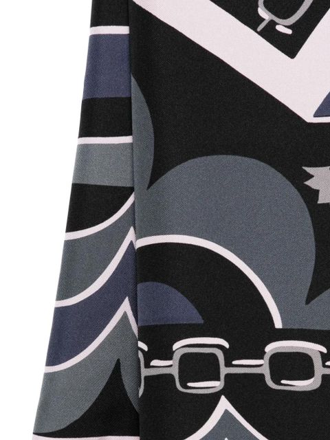 PUCCI printed silk scarf - Black - zdjęcie produktu nr 2