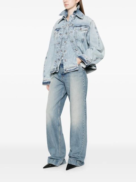 Sportmax layered denim jacket - Blue - zdjęcie produktu nr 2