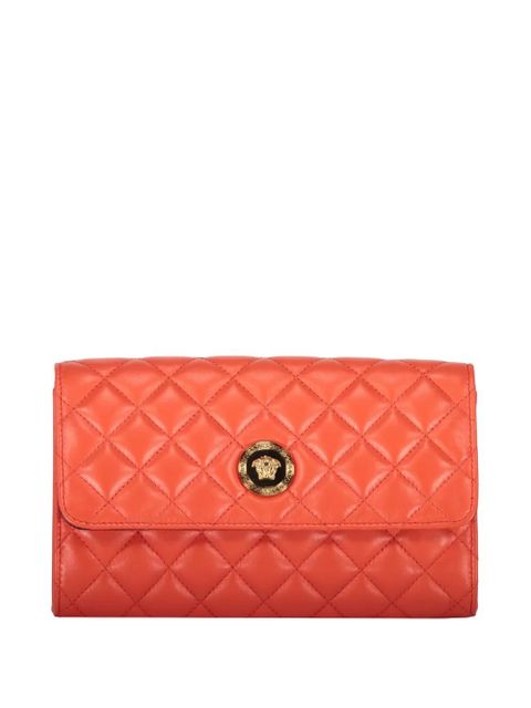 Versace leather crossbody bag - Orange