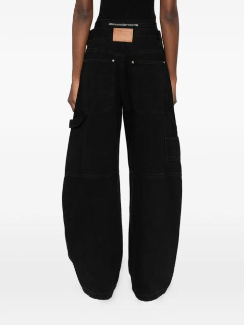 Alexander Wang five-pocket black jeans