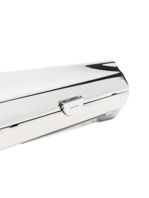 Simkhai Ripple clutch bag - Silver