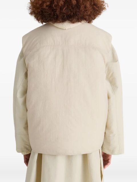 LEMAIRE quilted pocket gilet - Neutrals