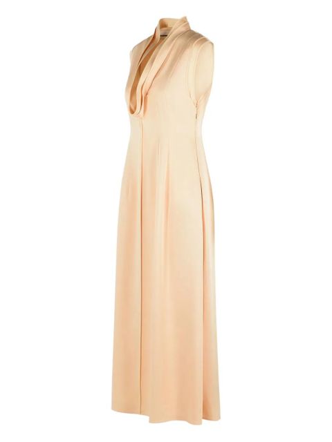 Jil Sander deep-neckline sleeveless dress - Neutrals - zdjęcie produktu nr 2