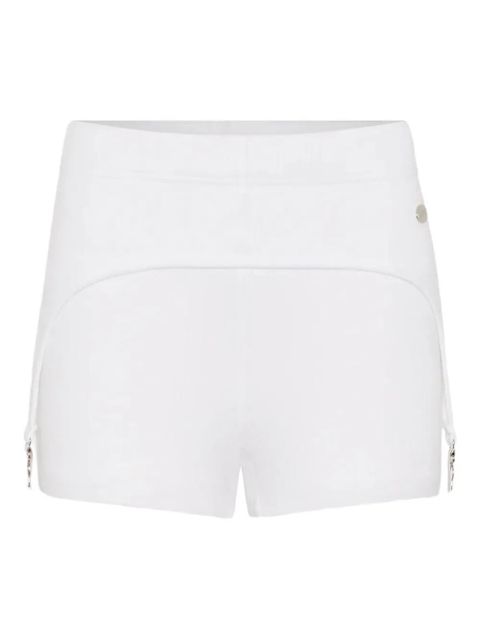 Jean Paul Gaultier ribbed garter cotton shorts - White - zdjęcie produktu nr 1