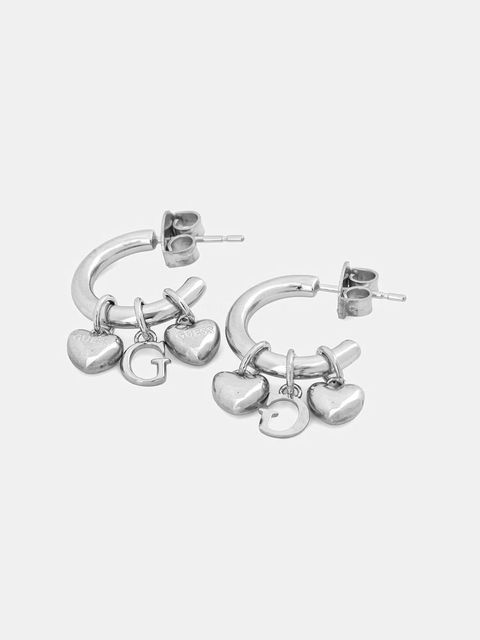 Guess kolczyki damskie ze stali nierdzewnej G TALISMAN - zdjęcie produktu nr 1