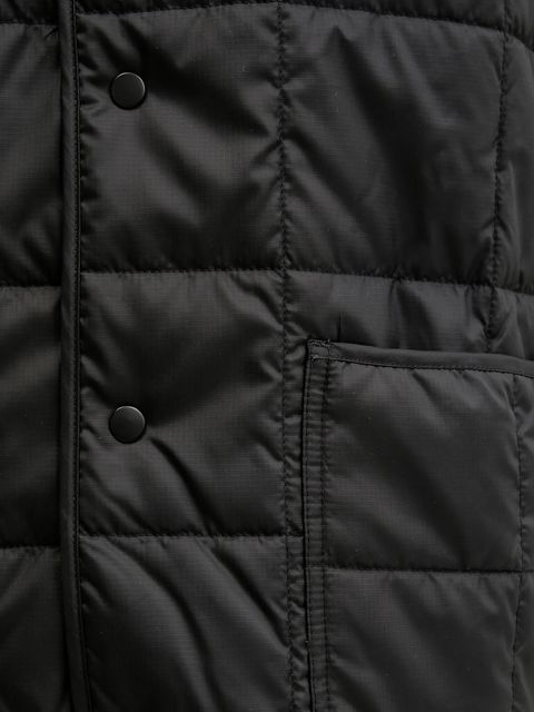 adidas Originals kurtka Quilted Liner kolor czarny przejściowa oversize JX8823