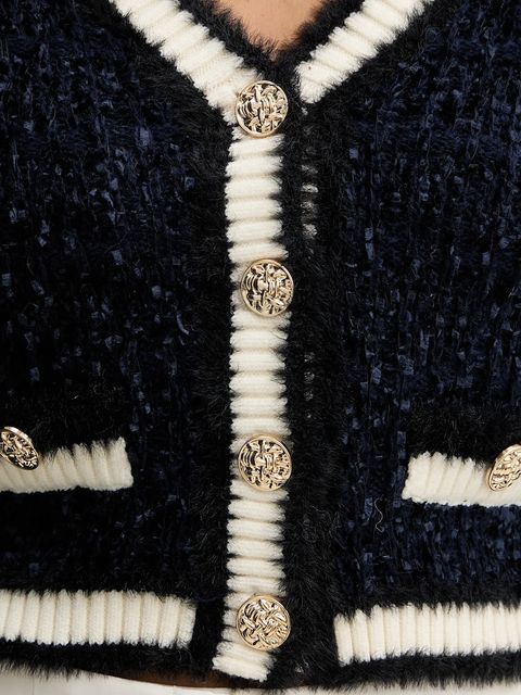 Guess kardigan AOMORI damski kolor granatowy W5BR0E Z4090