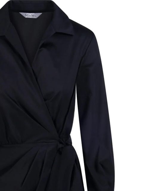Max Mara long-sleeves midi dress - Black