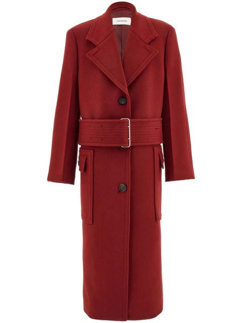 Ferragamo belted coat - Red - zdjęcie produktu nr 1
