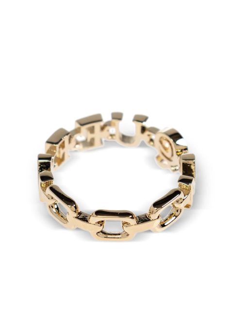 Alexander McQueen logo-embellished ring - Gold