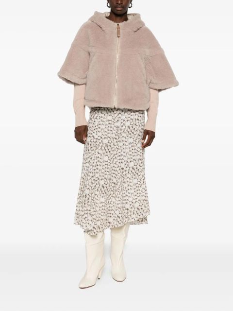 Max Mara hooded zip-front jacket - Neutrals - zdjęcie produktu nr 2