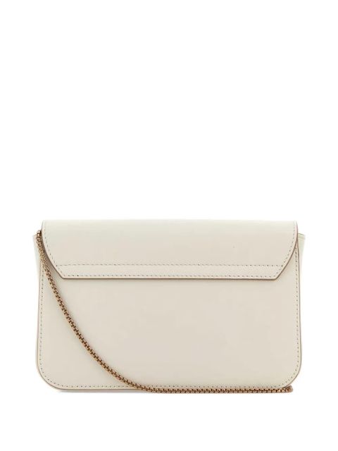 Tod's logo-plaque leather crossbody bag - White - zdjęcie produktu nr 2
