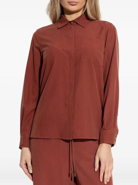 Max Mara pocket buttoned shirt - Brown