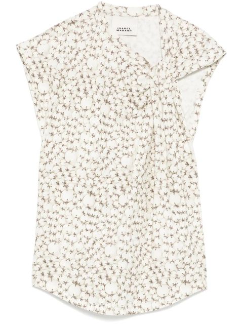ISABEL MARANT Nayda T-shirt - Neutrals - zdjęcie produktu nr 1