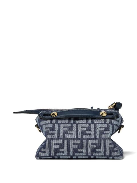 FENDI By The Way denim shoulder bag - Blue