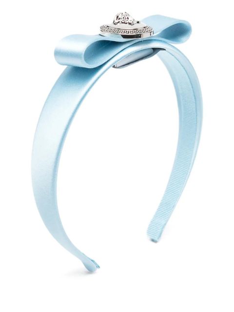 Versace Medusa-Head bow-detail headband - Blue - zdjęcie produktu nr 1