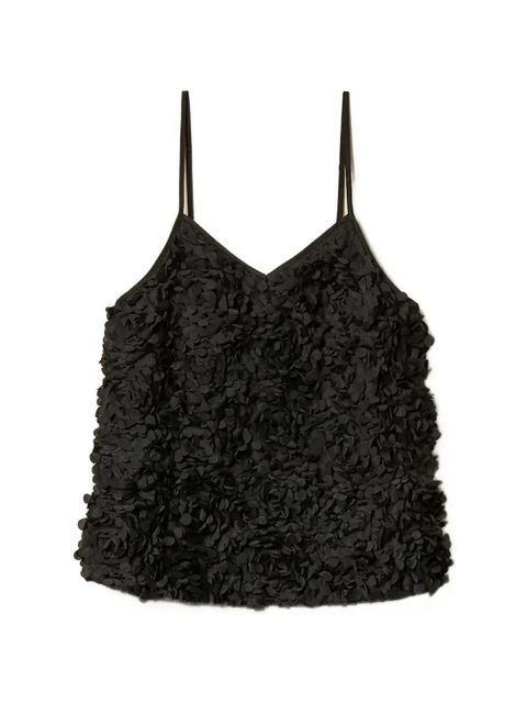 TWINSET floral-detail top - Black - zdjęcie produktu nr 1