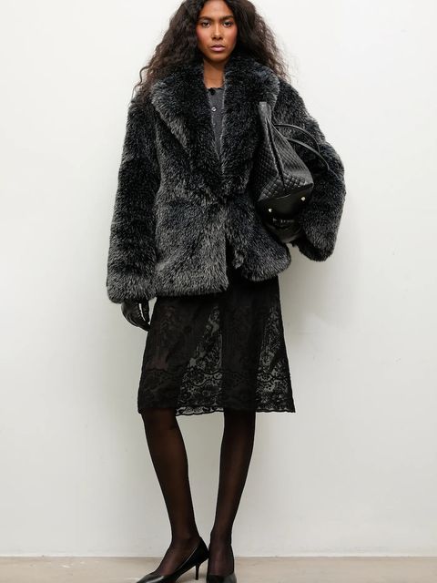 Answear.LAB kurtka kolor szary przejściowa