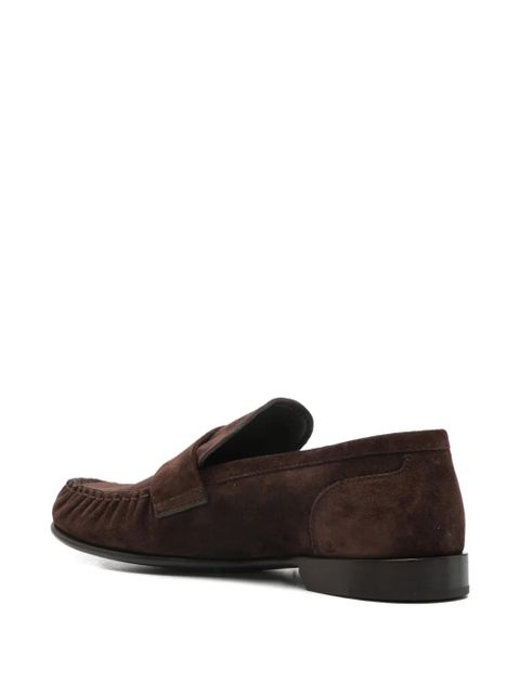 Jimmy Choo Ellis suede loafers - Brown