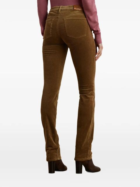 Lauren Ralph Lauren corduroy-effect trousers - Brown